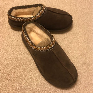 UGG Women's Tasman Suede Chocolate Slippers 5955 W
